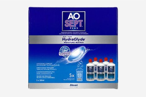 AoSept Plus with HydraGlyde (5x360 ml)